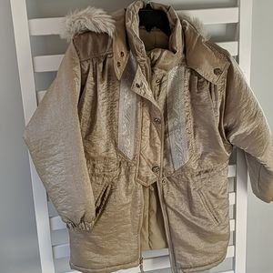 Rothschild Gold Shimmer Winter Jacket - Large